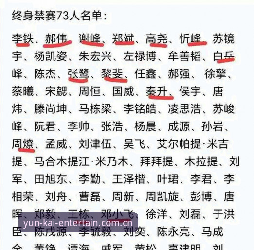 中国足球反腐风暴完整指南：从禁足名单看体坛治理新常态